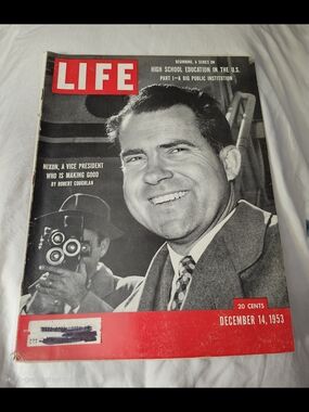 Vintage December 1953 LIFE Magazine-Richard Nixon on the Cover